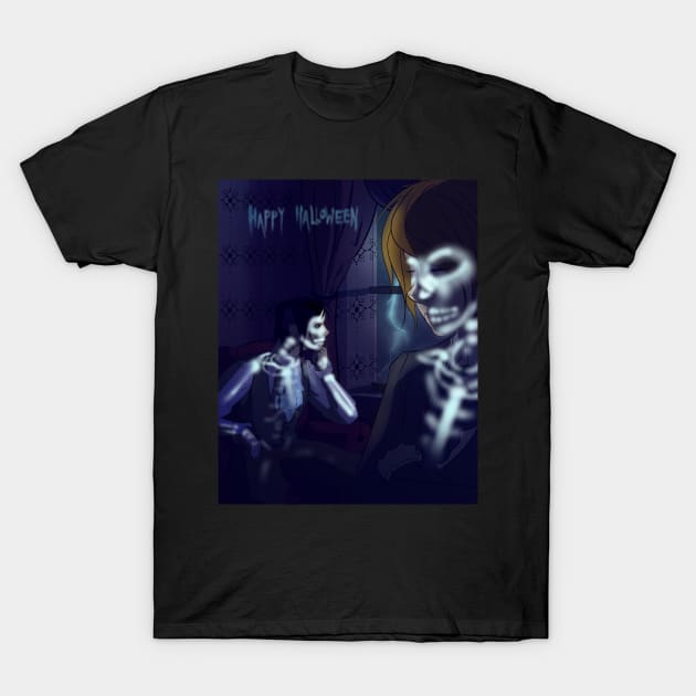 WS Skeleton Halloween T-Shirt by RiverKai